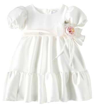 Baby Princess floral-appliqué dress | Monnalisa