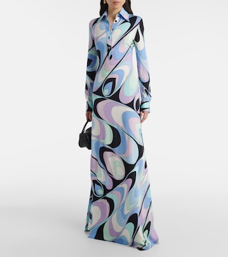 Vestido largo Vivara en jersey | Pucci