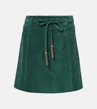 Minirock aus Veloursleder | Chloé