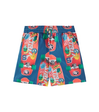 Printed cotton shorts | Stella McCartney Kids