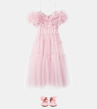 Abito Carnation in tulle con volant | Tutu Du Monde