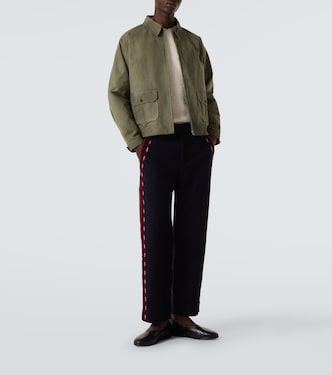 Cotton blouson jacket | Bode