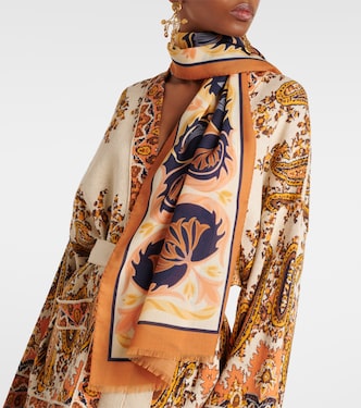 Printed wool scarf | Etro