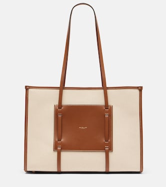 Cabas Capri en toile et cuir | DeMellier