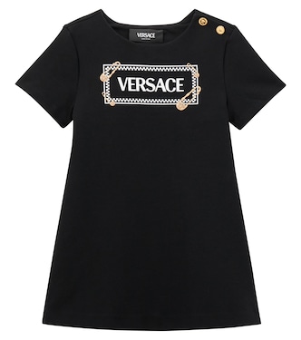 Logo jersey T-shirt dress | Versace Kids