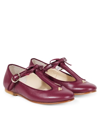 Leather ballet flats | Bonpoint