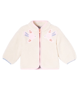 Giacca in teddy con ricamo | Stella McCartney Kids
