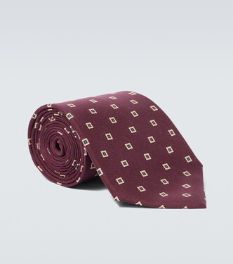 Silk twill tie | Saint Laurent