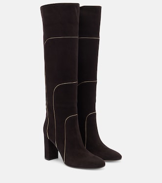 Bottes 85 en daim | Gianvito Rossi