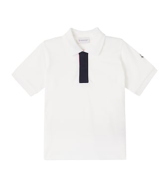Cotton piqué polo shirt | Moncler Enfant