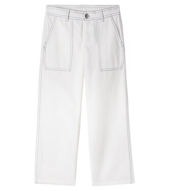 Eldor cotton wide-leg pants | Bonpoint