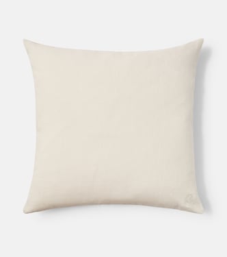 Coussin Muse en lin à perles | Jonathan Adler
