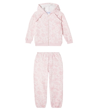 Cotton fleece hoodie and sweatpants set | Tartine et Chocolat
