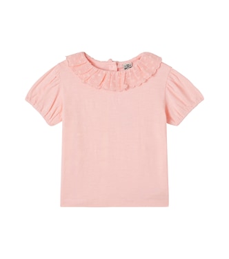 Niris lace-trimmed cotton T-shirt  | Bonton