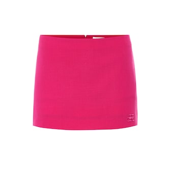 Mini-jupe en laine | Balenciaga