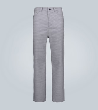 Pantalones rectos pata de gallo | Goetze