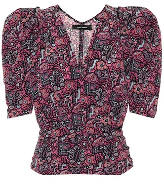 Rincky stretch-silk top | Isabel Marant