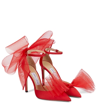 Averly 100 bow-trimmed pumps | Jimmy Choo
