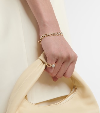 Bague Catena Petite Illusion en or 18 ct et diamants blancs | Nadine Aysoy
