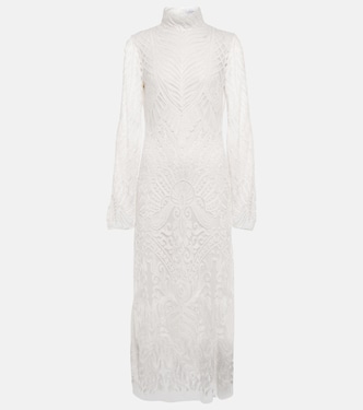 Robe de mariée midi Borghese en dentelle | Galvan
