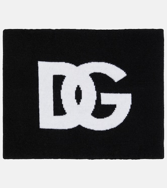 Cuello de mezcla de lana con DG | Dolce&Gabbana