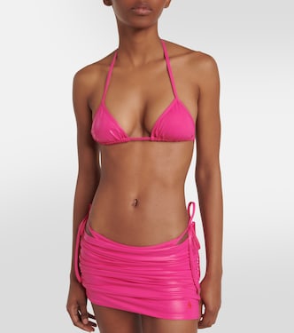 Ruched lycra miniskirt | The Attico