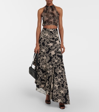 Shaila silk crop top | Max Mara