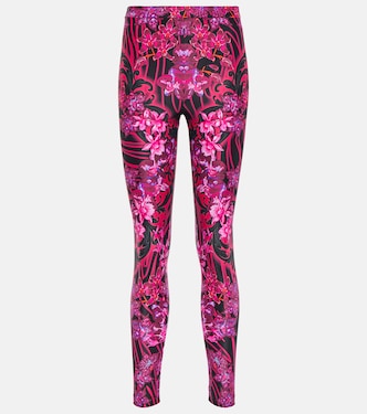 Leggings de tiro alto estampados | Versace