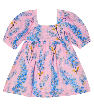 Suzy Delphinium printed cotton dress | Morley