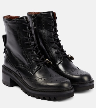 Ariia leather ankle boots | See By Chloé