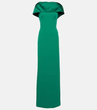 Robe longue Inaya en crêpe | Safiyaa