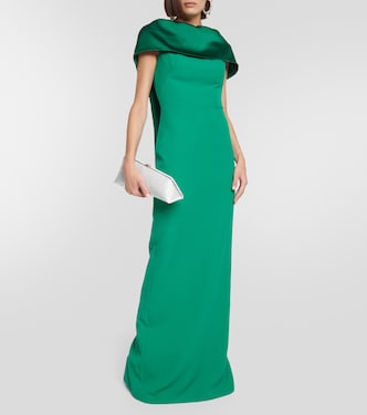 Inaya crêpe gown | Safiyaa