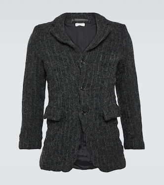 Blazer rayé en laine | Comme des Garçons Homme Deux