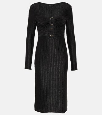 Vestido midi en mezcla de algodón | Tom Ford