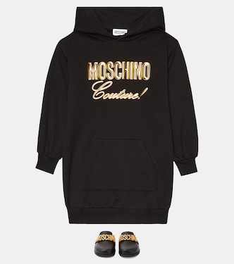 Mules VLogo en cuir | Moschino Kids