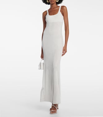 Maxikleid Robe Maille Oranger | Jacquemus