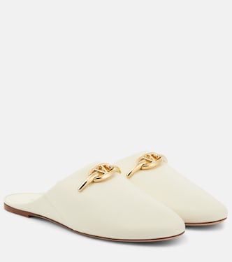 VLogo Gate leather mules | Valentino Garavani