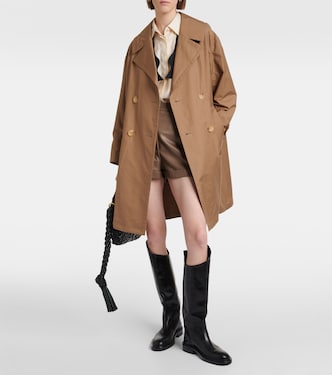 Gabardina de sarga de algodón | Max Mara