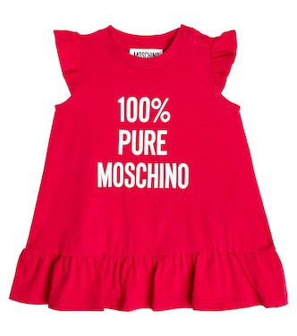 Bebé - vestido de jersey de algodón | Moschino Kids