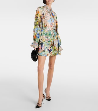 Camisa de seda estampada | Camilla