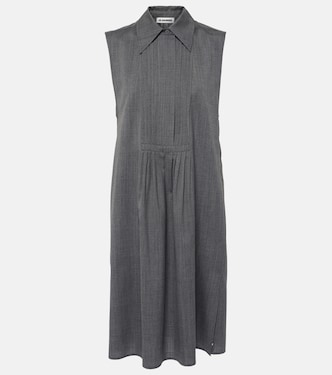 Vestido corto de lana | Jil Sander