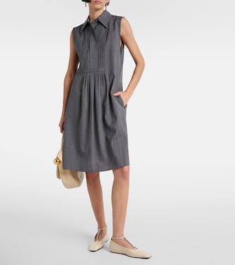 Vestido corto de lana | Jil Sander