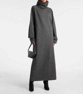Turtleneck cotton-blend sweater dress | Norma Kamali