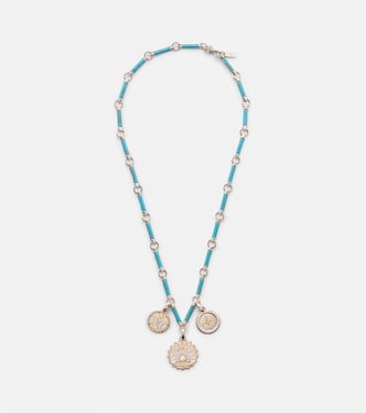 Collana New Beginnings in oro 18kt con diamanti | FoundRae