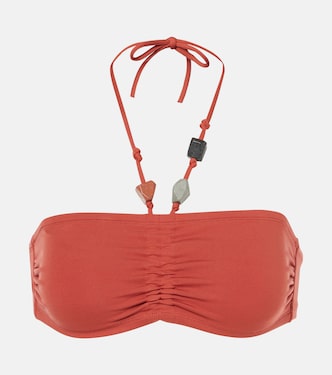 Polaris halterneck beaded bikini top | Eres