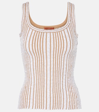 Top aus Strick mit Pailletten | Missoni