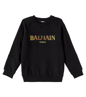 Sweatshirt aus Baumwoll-Jersey | Balmain Kids