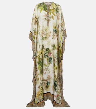 Savannah printed chiffon kaftan | Elie Saab