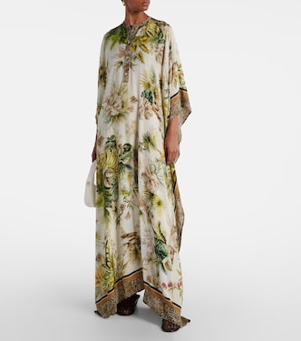Savannah printed chiffon kaftan | Elie Saab