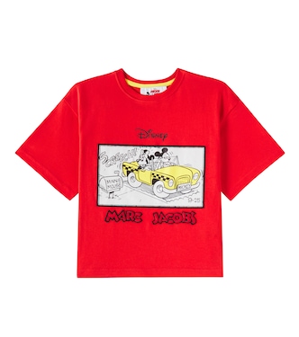 T-shirt in jersey di cotone con stampa | Marc Jacobs Kids